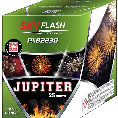 a Bateria SKY FLASH JUPITER PXB2230 - 30mm / 25 strzałów